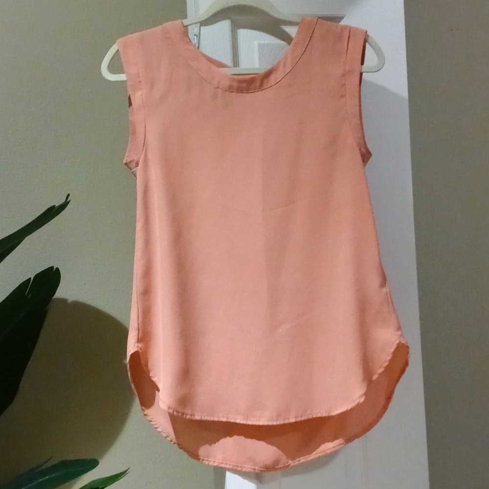 Dressy sleeveless blouse